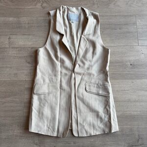 Classiques entier Sleeveless Beige Vest - size small - EUC